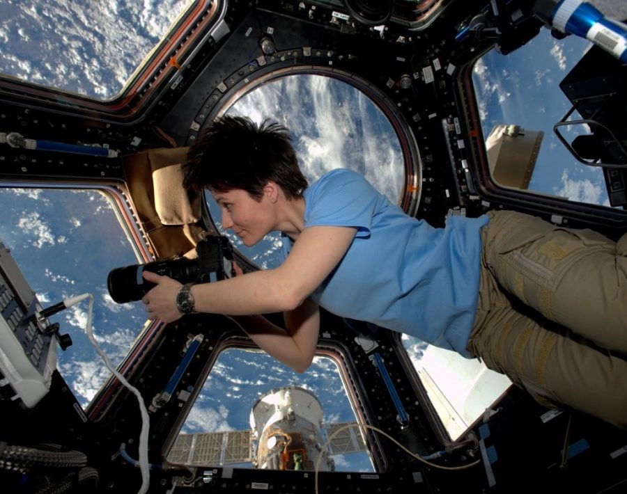 L'astronaute ESA, Samantha Cristoforetti Astronaute dans la Cupola