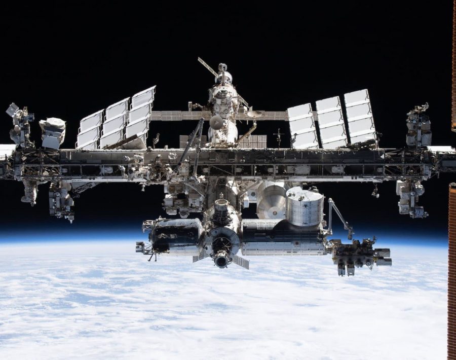 ISS vue dans l'espace