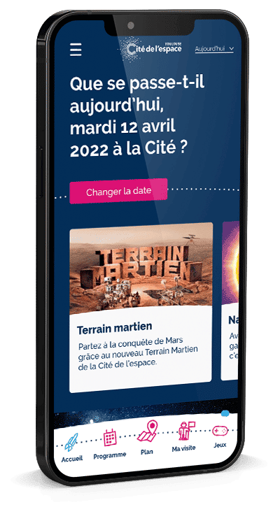 Download the application Ma Cité de l'espace